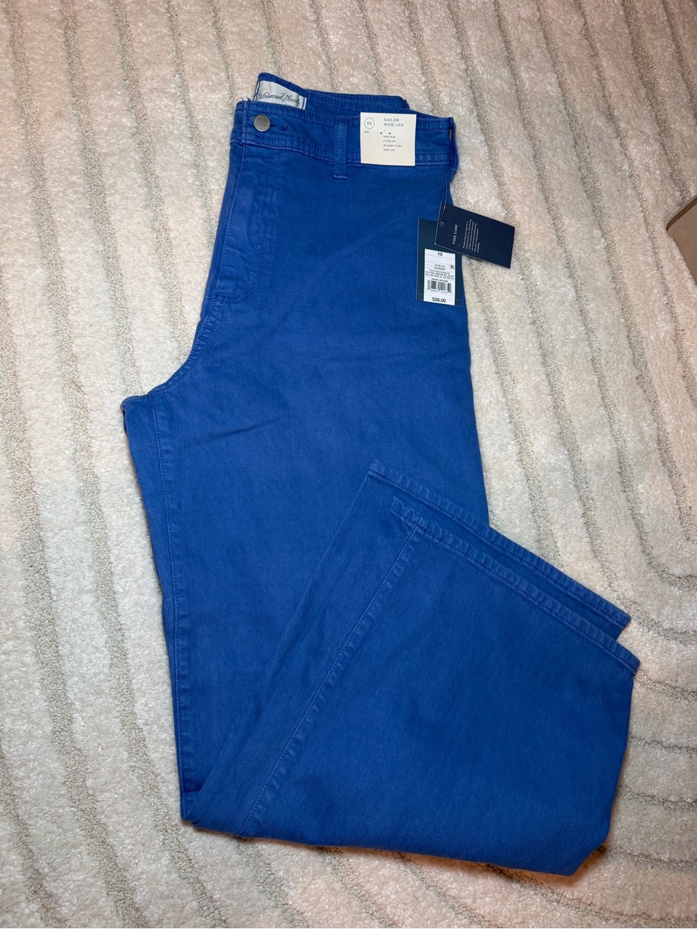 Universal Thread Womens sailor wide leg Jeans in Bright Blue